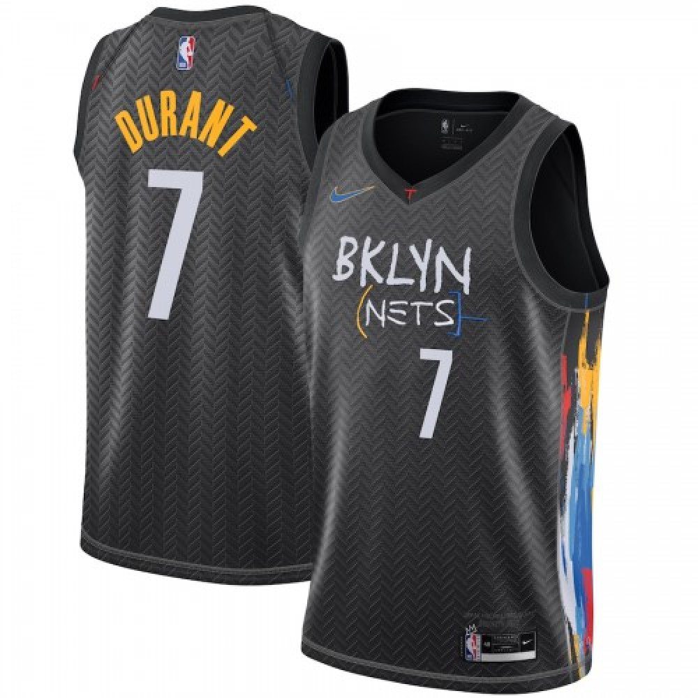 Men's Brooklyn Nets Kevin Durant #7 Black 2020/21 Swingman Player Jersey – City Edition-Pro Kit Vault | Brand New 26/27 Sports Jerseys